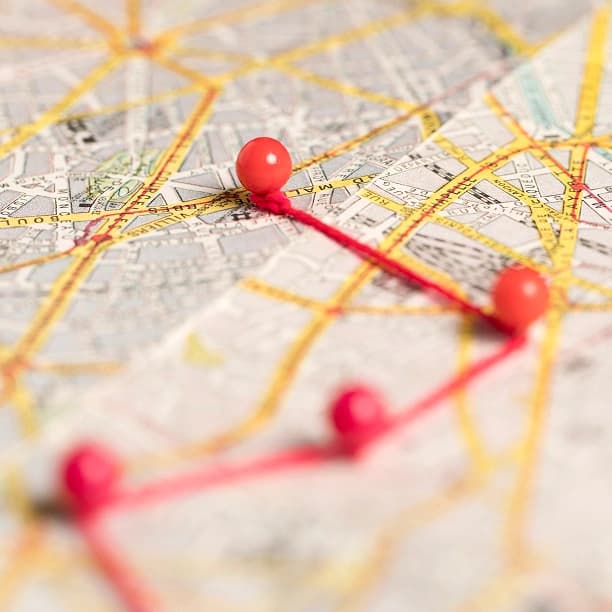 Programmazione dei giri di consegna su mappa